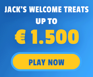 www.JackMillion.com - €3,000 bonus + 150 gratis spins
